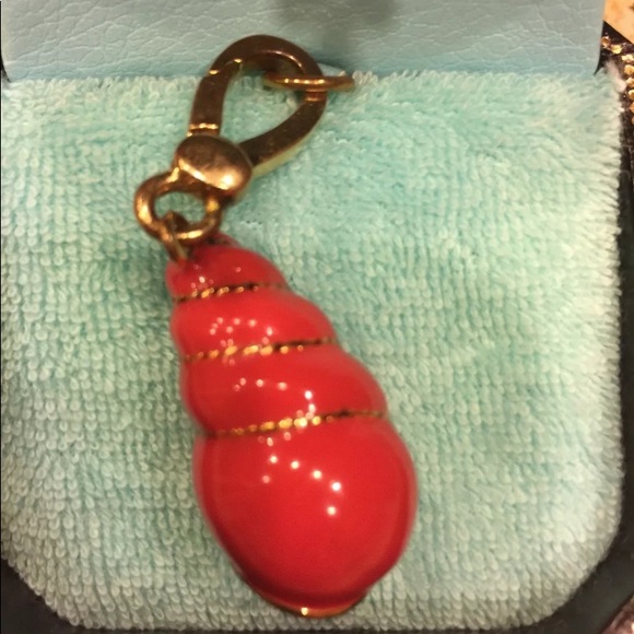 New Rare JUICY COUTURE CONCH SEA SHELL CORAL CHARM - Picture 5 of 5